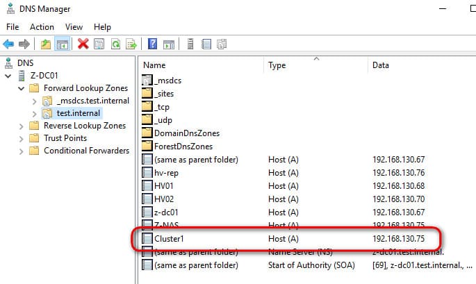 Hyper-V Failover Cluster Windows Server 2016 Common Errors